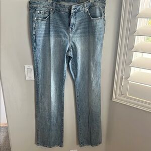 Torrid Blue Slim Boot Jeans Washed Denim Tall